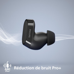 Fidelio T2 Réduction du Bruit Casque Intra-auriculaire Bluetooth sans Fil - Excellente qualité d'appel, Compatible avec Les Assi