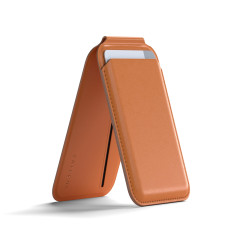 Satechi Porte-Cartes MagSafe et Support pour iPhone, MagSafe Wallet avec 4 Emplacements pour Cartes, NFC, Magnétique pour Tous L