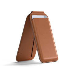 Satechi Porte-Cartes MagSafe et Support pour iPhone, MagSafe Wallet avec 4 Emplacements pour Cartes, NFC, Magnétique pour Tous L