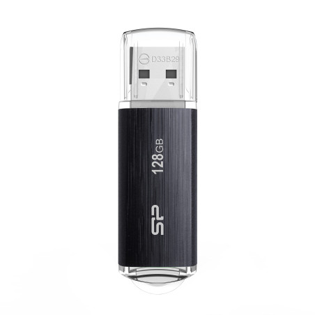 Silicon Power Blaze B02 Lecteur USB Flash 128 Go USB Type-A 3.0 (3.1 Gen 1) Noir - Lecteurs USB Flash (128 Go, USB Type-A, 3.0 (