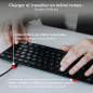 CHERRY KW 9200 Mini, Clavier Compact Multi-Appareils Jusqu’à 4 Appareils, Disposition Pan-Nordique (QWERTY), Bluetooth, 2,4 GHz CHERRY KW 9200 Mini, Clavier Compact Multi-Appareils Jusqu’à 4 Appareils, Disposition Pan-Nordique (QWERTY), Bluetooth, 2,4 GHz