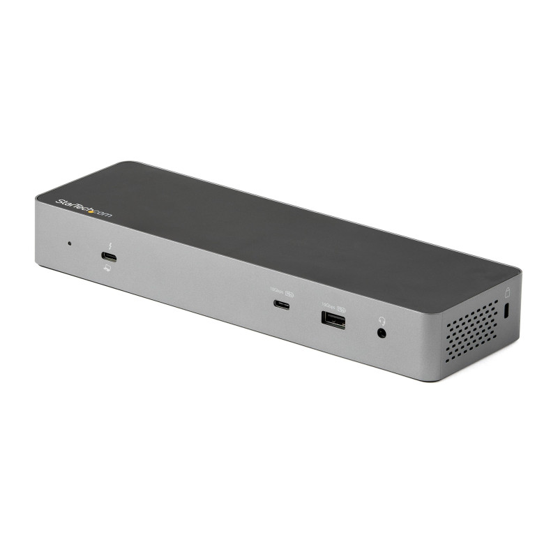 StarTech.com Dock Thunderbolt 3 Compatible Hôte USB-C - Écrans Double 4K 60Hz DP 1.4 ou Double HDMI - Simple 8K - Station d'Acce StarTech.com Dock Thunderbolt 3 Compatible Hôte USB-C - Écrans Double 4K 60Hz DP 1.4 ou Double HDMI - Simple 8K - Station d'Acce