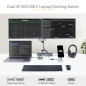 StarTech.com Dock Thunderbolt 3 Compatible Hôte USB-C - Écrans Double 4K 60Hz DP 1.4 ou Double HDMI - Simple 8K - Station d'Acce StarTech.com Dock Thunderbolt 3 Compatible Hôte USB-C - Écrans Double 4K 60Hz DP 1.4 ou Double HDMI - Simple 8K - Station d'Acce