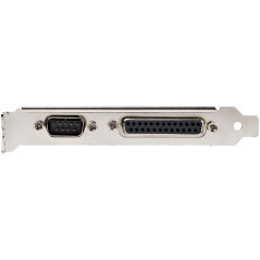 StarTech.com Carte PCIe avec Port Série/Parallèle - Carte Combo PCI Express avec 1x Port DB25 Parallèle & 1x Port Série RS232 - 