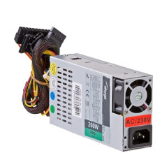 AKYGA AK-I1-200 ITX Bloc d'alimentation 200 W avec Ventilateur Silencieux de 40 mm Gris