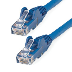 StarTech.com Câble Ethernet CAT6 2m - LSZH (Low Smoke Zero Halogen) - Cordon RJ45 UTP Anti-accrochage 10 GbE LAN - Câble Réseau