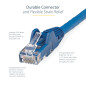 StarTech.com Câble Ethernet CAT6 2m - LSZH (Low Smoke Zero Halogen) - Cordon RJ45 UTP Anti-accrochage 10 GbE LAN - Câble Réseau 