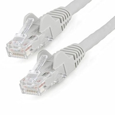 StarTech.com Câble Ethernet CAT6 2m - LSZH (Low Smoke Zero Halogen) - Cordon RJ45 UTP Anti-accrochage 10 GbE LAN - Câble Réseau 