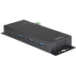 StarTech.com Hub USB-C 10Gbps à 4 Ports - Hub USB Type-C Industriel Métallique avec 3xUSB-A & 1xUSB-C - Protection ESD/Surtensio StarTech.com Hub USB-C 10Gbps à 4 Ports - Hub USB Type-C Industriel Métallique avec 3xUSB-A & 1xUSB-C - Protection ESD/Surtensio