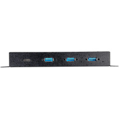 StarTech.com Hub USB-C 10Gbps à 4 Ports - Hub USB Type-C Industriel Métallique avec 3xUSB-A & 1xUSB-C - Protection ESD/Surtensio