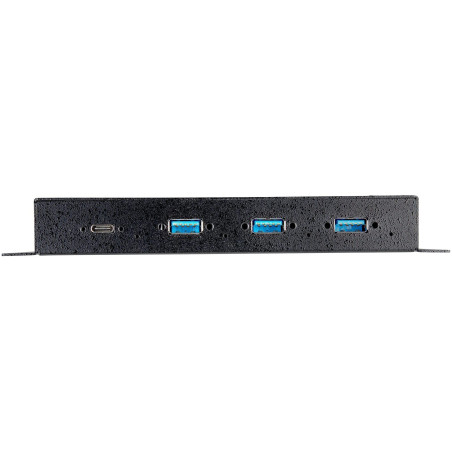StarTech.com Hub USB-C 10Gbps à 4 Ports - Hub USB Type-C Industriel Métallique avec 3xUSB-A & 1xUSB-C - Protection ESD/Surtensio