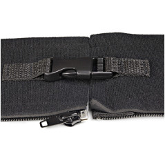 StarTech.com Housse Passe Câbles Néoprène 1m - Fermeture Éclair et Boucle - Diamètre 3cm - Protection Câbles Ordinateur/Alimenta