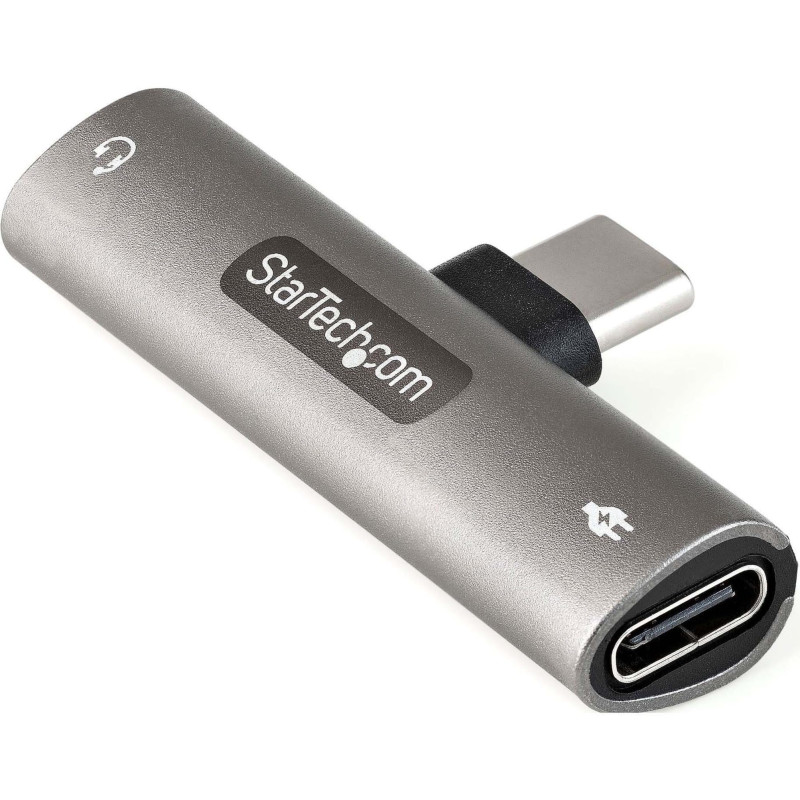 StarTech.com Adaptateur USB-C Audio & Chargeur - Convertisseur Prise Audio Mini Jack Aux TRRS 3.5mm Casque/Écouteurs - 60W USB T StarTech.com Adaptateur USB-C Audio & Chargeur - Convertisseur Prise Audio Mini Jack Aux TRRS 3.5mm Casque/Écouteurs - 60W USB T