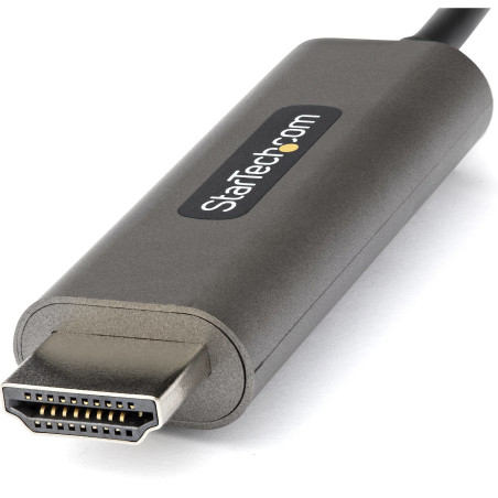 StarTech.com Câble USB C vers HDMI 4K 60Hz HDR10 4m - Câble Adaptateur Vidéo Ultra HD USB Type-C vers HDMI 4K 2.0b - Convertisse
