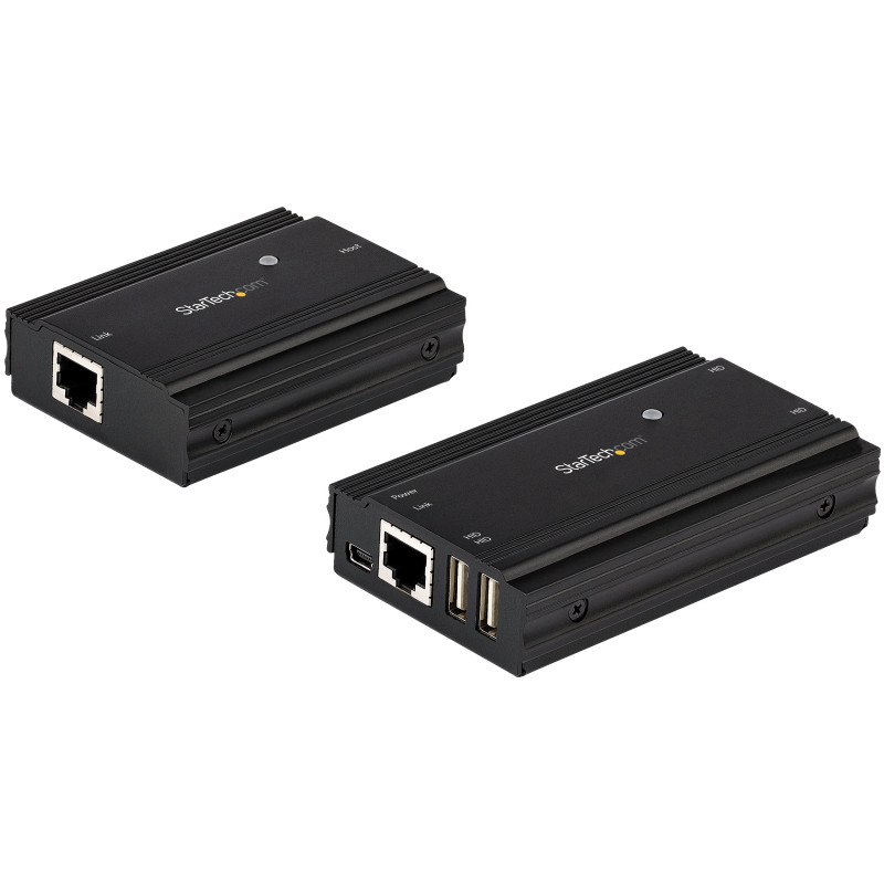 StarTech.com Hub USB 2.0 sur Câble Ethernet CAT5e/CAT6 Unique (RJ45) - 4 Ports - 100m - Concentrateur Extension USB - Boitier Mé StarTech.com Hub USB 2.0 sur Câble Ethernet CAT5e/CAT6 Unique (RJ45) - 4 Ports - 100m - Concentrateur Extension USB - Boitier Mé