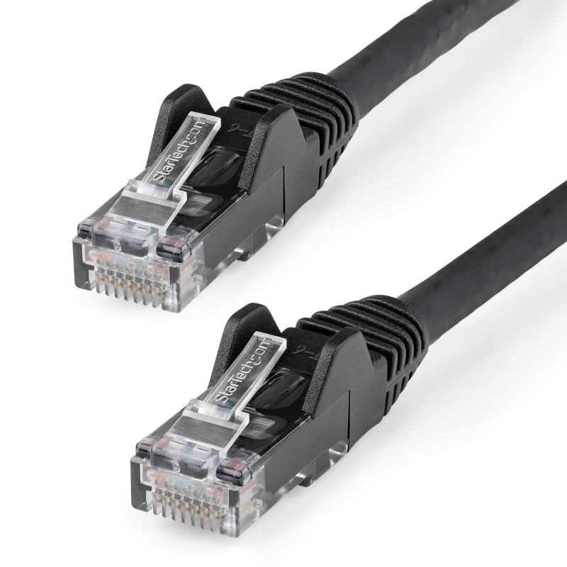 StarTech.com Câble Ethernet CAT6 15m - LSZH (Low Smoke Zero Halogen) - Cordon RJ45 UTP Anti-accrochage 10 GbE LAN - Câble Réseau