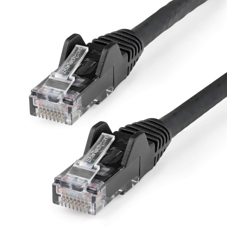 StarTech.com Câble Ethernet CAT6 15m - LSZH (Low Smoke Zero Halogen) - Cordon RJ45 UTP Anti-accrochage 10 GbE LAN - Câble Réseau