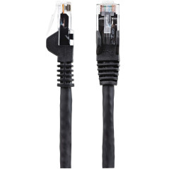 StarTech.com Câble Ethernet CAT6 15m - LSZH (Low Smoke Zero Halogen) - Cordon RJ45 UTP Anti-accrochage 10 GbE LAN - Câble Réseau