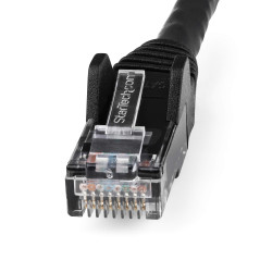 StarTech.com Câble Ethernet CAT6 15m - LSZH (Low Smoke Zero Halogen) - Cordon RJ45 UTP Anti-accrochage 10 GbE LAN - Câble Réseau