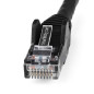StarTech.com Câble Ethernet CAT6 15m - LSZH (Low Smoke Zero Halogen) - Cordon RJ45 UTP Anti-accrochage 10 GbE LAN - Câble Réseau