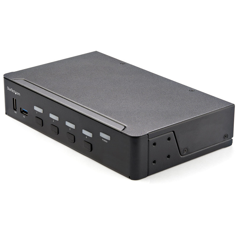 StarTech.com Commutateur KVM HDMI à 4 Ports - 1 Moniteur 4K 60Hz Ultra HDR - KVM de Bureau HDMI 2.0 avec Hub USB 3.0 à 2 Ports ( StarTech.com Commutateur KVM HDMI à 4 Ports - 1 Moniteur 4K 60Hz Ultra HDR - KVM de Bureau HDMI 2.0 avec Hub USB 3.0 à 2 Ports (