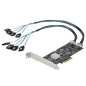 StarTech.com Carte Contrôleur SATA PCIe 8 Ports - Carte Extension SATA PCI Express 6Gbps avec 4 Contrôleurs Hôte - Carte SATA PC StarTech.com Carte Contrôleur SATA PCIe 8 Ports - Carte Extension SATA PCI Express 6Gbps avec 4 Contrôleurs Hôte - Carte SATA PC