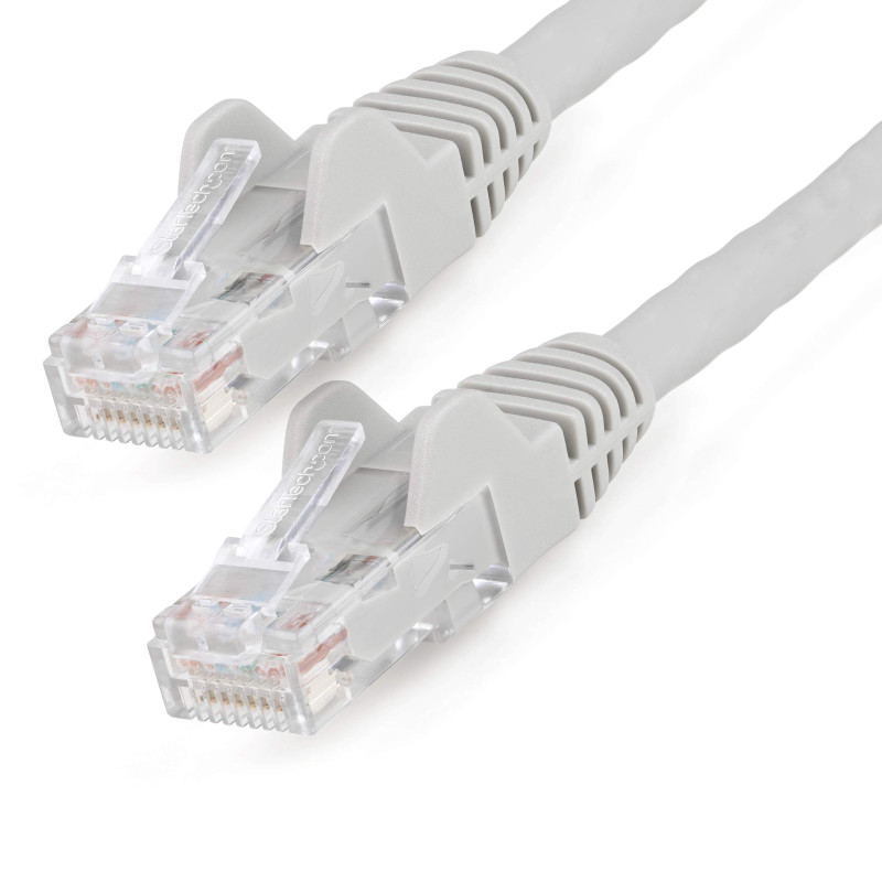 StarTech.com Câble Ethernet CAT6 15m - LSZH (Low Smoke Zero Halogen) - Cordon RJ45 UTP Anti-accrochage 10 GbE LAN - Câble Réseau