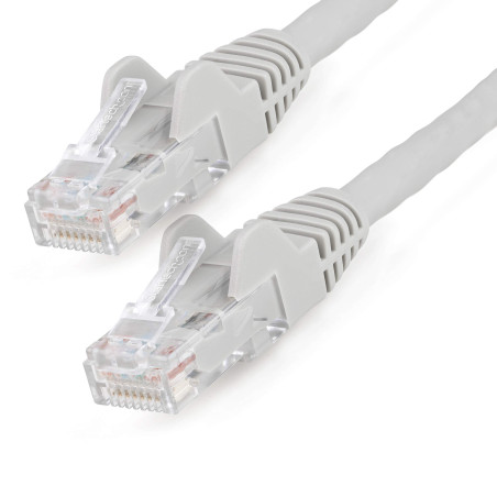 StarTech.com Câble Ethernet CAT6 15m - LSZH (Low Smoke Zero Halogen) - Cordon RJ45 UTP Anti-accrochage 10 GbE LAN - Câble Réseau