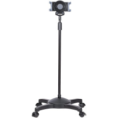 StarTech.com Support Tablette Mobile avec Roulettes Vérouillables - Hauteur Réglable - Support Tablette Universel sur Pied de 7