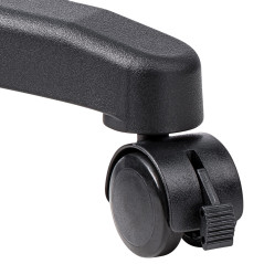 StarTech.com Support Tablette Mobile avec Roulettes Vérouillables - Hauteur Réglable - Support Tablette Universel sur Pied de 7 