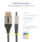 StarTech.com Câble DisplayPort 1.4 Certifié VESA 4m - 8K 60Hz HDR10 - Vidéo Ultra HD 4K 120Hz - Cordon Moniteur/Écran DP 1.4 - C StarTech.com Câble DisplayPort 1.4 Certifié VESA 4m - 8K 60Hz HDR10 - Vidéo Ultra HD 4K 120Hz - Cordon Moniteur/Écran DP 1.4 - C