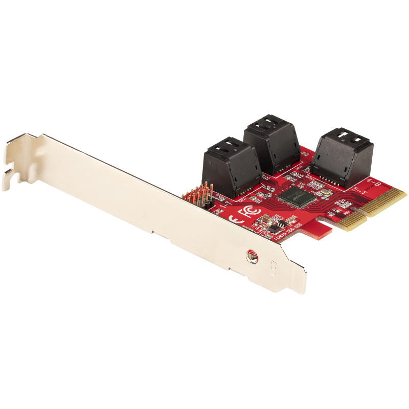 StarTech.com Carte PCI Express SATA 6 ports - Contrôleur PCIe SATA - ASM1166 Non-Raid - Convertisseur PCI Express 3.0 vers SATA StarTech.com Carte PCI Express SATA 6 ports - Contrôleur PCIe SATA - ASM1166 Non-Raid - Convertisseur PCI Express 3.0 vers SATA
