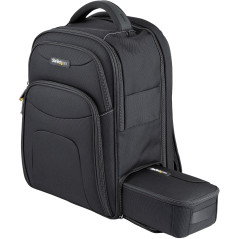 StarTech.com Sac à Dos Ordinateur Portable 17,3 pouces avec Compartiment Amovible pour Accessoires - Sac PC Portable Pro High Te