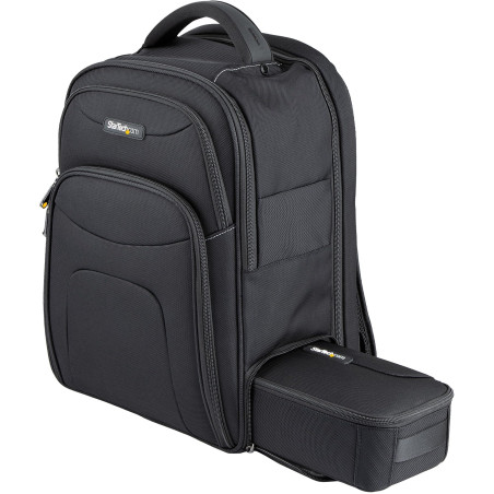 StarTech.com Sac à Dos Ordinateur Portable 17,3 pouces avec Compartiment Amovible pour Accessoires - Sac PC Portable Pro High Te