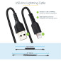 StarTech.com Câble USB vers Lightning de 1m - Certifié Mfi - Adaptateur USB Lightning Noir, Gaine durable en TPE - Cordon Charge StarTech.com Câble USB vers Lightning de 1m - Certifié Mfi - Adaptateur USB Lightning Noir, Gaine durable en TPE - Cordon Charge