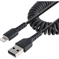 50cm/20in USB to Lightning Cable Coiled