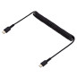 StarTech.com Câble de Charge USB-C de 1m - Adaptateur USB-C vers USB-C Enroulé à Usage Intesif - Câble TB3 en Fibre Aramide Robu StarTech.com Câble de Charge USB-C de 1m - Adaptateur USB-C vers USB-C Enroulé à Usage Intesif - Câble TB3 en Fibre Aramide Robu