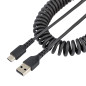 StarTech.com Câble USB vers USB-C de 50cm - Cordon USB USB-C Enroulé à Usage Intensif - Câble USB-A vers USB-C en Fibre Aramide StarTech.com Câble USB vers USB-C de 50cm - Cordon USB USB-C Enroulé à Usage Intensif - Câble USB-A vers USB-C en Fibre Aramide