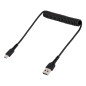 StarTech.com Câble USB vers USB-C de 50cm - Cordon USB USB-C Enroulé à Usage Intensif - Câble USB-A vers USB-C en Fibre Aramide StarTech.com Câble USB vers USB-C de 50cm - Cordon USB USB-C Enroulé à Usage Intensif - Câble USB-A vers USB-C en Fibre Aramide