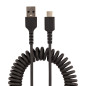 StarTech.com Câble USB vers USB-C de 50cm - Cordon USB USB-C Enroulé à Usage Intensif - Câble USB-A vers USB-C en Fibre Aramide StarTech.com Câble USB vers USB-C de 50cm - Cordon USB USB-C Enroulé à Usage Intensif - Câble USB-A vers USB-C en Fibre Aramide