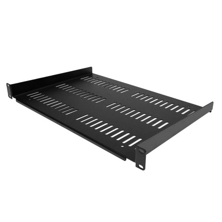 StarTech.com Étagère Rack 19 pouces 1U - Plateau Rackable Universel Ventilé - Étagère Cantilever Baie de Brassage 19" - Rangemen