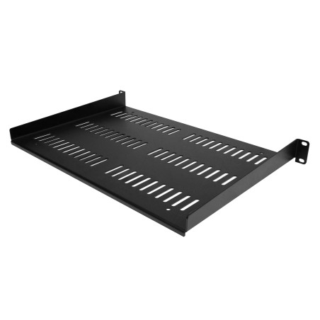 StarTech.com Étagère Rack 19 pouces 1U - Plateau Rackable Universel Ventilé - Étagère Cantilever Baie de Brassage 19" - Rangemen