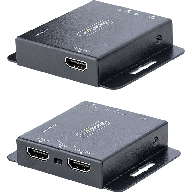 StarTech Rallonge HDMI Cat6/Cat5 - Extendeur HDMI/Vidéo 4K30Hz/39m ou 1080p/70m - Prolongateur HDMI sur Ethernet/RJ45 - Kit Émet StarTech Rallonge HDMI Cat6/Cat5 - Extendeur HDMI/Vidéo 4K30Hz/39m ou 1080p/70m - Prolongateur HDMI sur Ethernet/RJ45 - Kit Émet