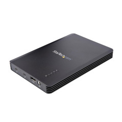 StarTech.com Boîtier SSD M.2 NVMe Thunderbolt 3 à 4 Baies - Boîtier Disque Dur Externe 1 DisplayPort vidéo et 2 Ports TB3 Downst