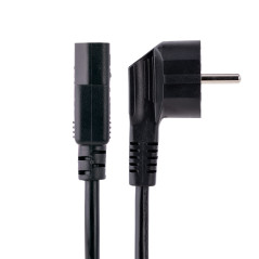 StarTech.com Cordon d'alimentation PC de 1m - Câble Alimentation, 18AWG, 10A 250V - Cordon d'alimentation pour Ordinateur Schuko