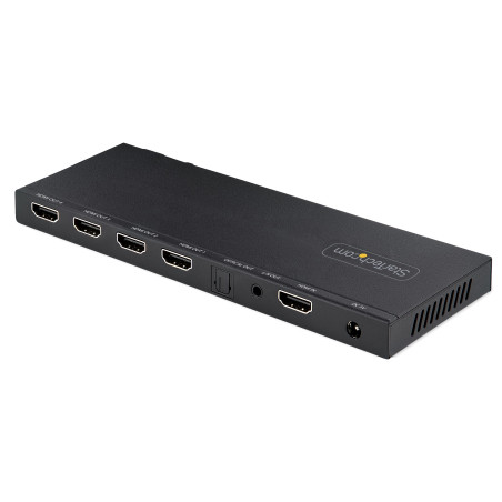 StarTech.COM Splitter HDMI 4 Ports - Répartiteur HDMI 4K 60Hz avec Scaler Intégré - Répartiteur HDMI 1 Entrée 4 Sorties - Splitt