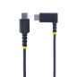 StarTech.com Câble USB C Coudé Noir 15cm - Cordon 60W PD 3A - Fibre Aramide Robuste - USB 2.0 Type C - Chargeur Rapide (R2CCR-15 StarTech.com Câble USB C Coudé Noir 15cm - Cordon 60W PD 3A - Fibre Aramide Robuste - USB 2.0 Type C - Chargeur Rapide (R2CCR-15