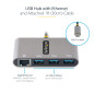 StarTech.com Hub USB-C à 3 Ports avec Ethernet - 3X USB-A - USB 3.0 5Gbps - Alimentation par Bus - Hub USB Thunderbolt 3 - Adapt StarTech.com Hub USB-C à 3 Ports avec Ethernet - 3X USB-A - USB 3.0 5Gbps - Alimentation par Bus - Hub USB Thunderbolt 3 - Adapt