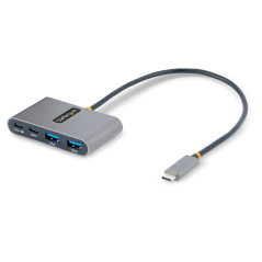 StarTech.COM Hub USB-C à 4 Ports avec 100W Power Delivery Pass-Through - Hub USB 3.0 4 Ports - USB-C vers USB-A - Splitter/Hub U