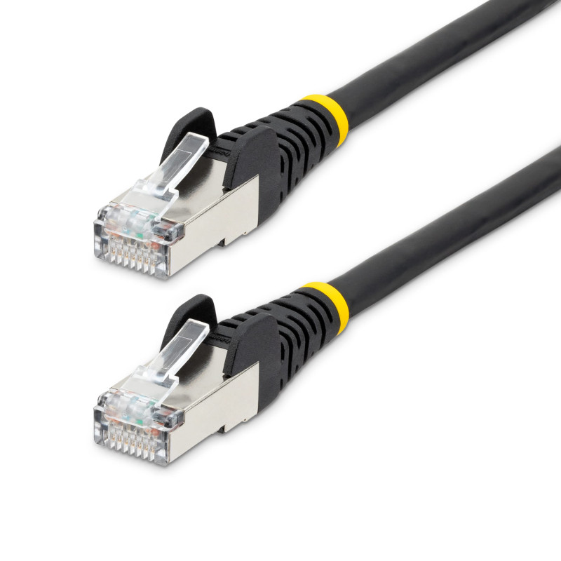 StarTech.com Câble Ethernet CAT6a 50cm - Low Smoke Zero Halogen (LSZH), 10 Gigabit 500MHz 100W PoE RJ45 S/FTP Cordon Réseau Snag StarTech.com Câble Ethernet CAT6a 50cm - Low Smoke Zero Halogen (LSZH), 10 Gigabit 500MHz 100W PoE RJ45 S/FTP Cordon Réseau Snag